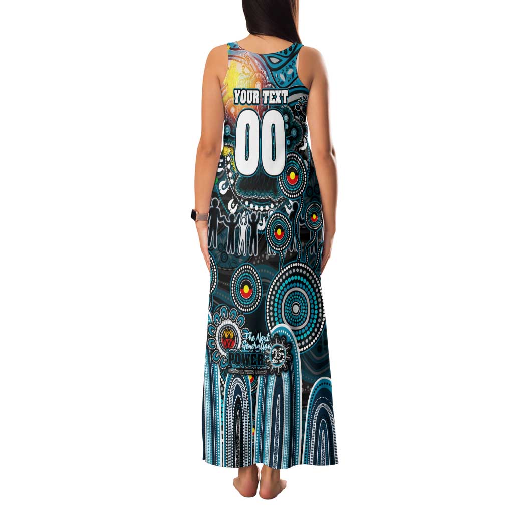 Personalised NAIDOC Week 2025 Power Football Family Matching Tank Maxi Dress and Hawaiian Shirt Aboriginal Dot Painting