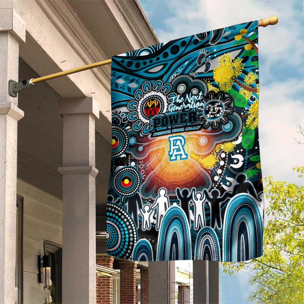 NAIDOC Week 2025 Power Football Garden Flag Aboriginal Dot Painting