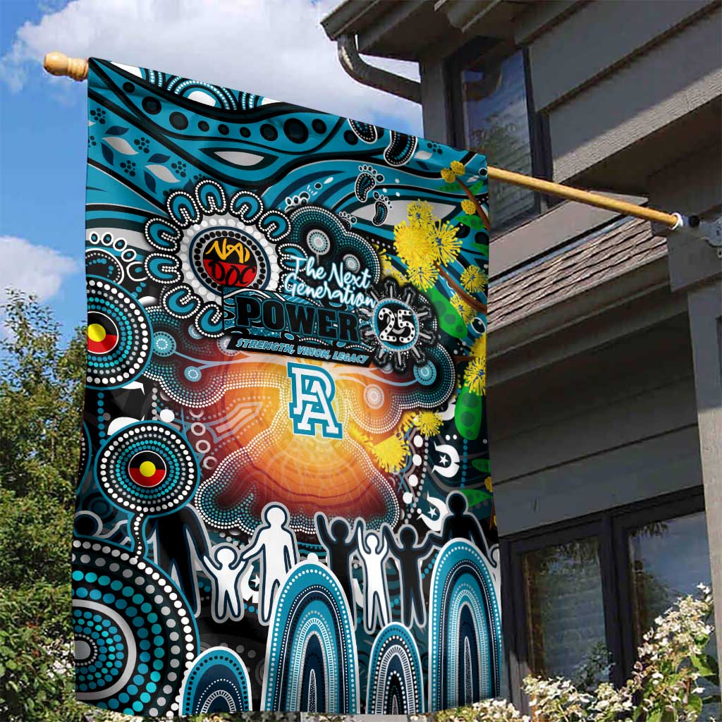 NAIDOC Week 2025 Power Football Garden Flag Aboriginal Dot Painting