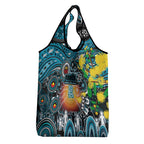 NAIDOC Week 2025 Power Football Grocery Bag Aboriginal Dot Painting