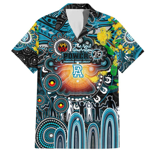 Personalised NAIDOC Week 2025 Power Football Hawaiian Shirt Aboriginal Dot Painting
