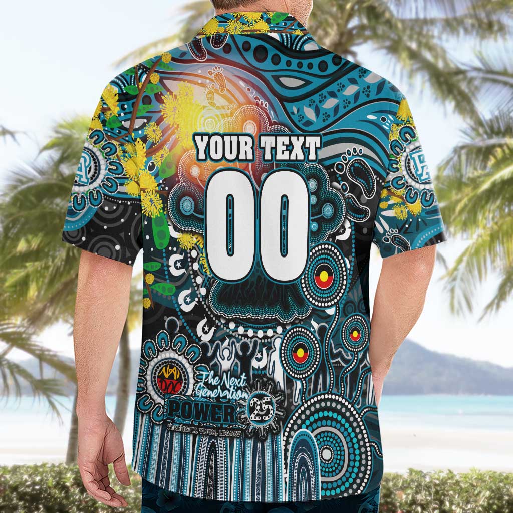 Personalised NAIDOC Week 2025 Power Football Hawaiian Shirt Aboriginal Dot Painting