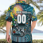 Personalised NAIDOC Week 2025 Power Football Hawaiian Shirt Aboriginal Dot Painting