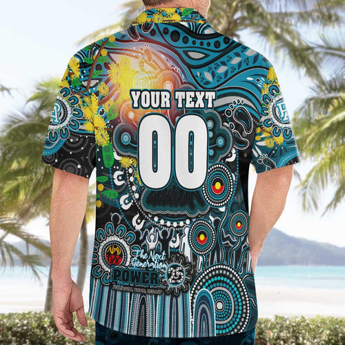 Personalised NAIDOC Week 2025 Power Football Hawaiian Shirt Aboriginal Dot Painting
