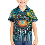 Personalised NAIDOC Week 2025 Power Football Hawaiian Shirt Aboriginal Dot Painting