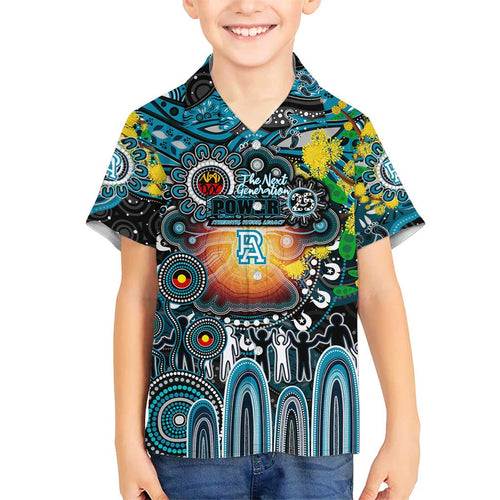 Personalised NAIDOC Week 2025 Power Football Hawaiian Shirt Aboriginal Dot Painting