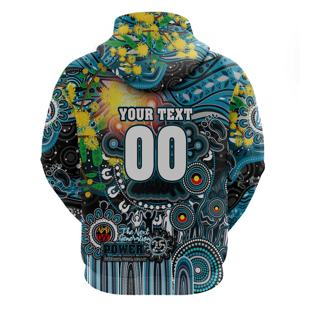 Personalised NAIDOC Week 2025 Power Football Hoodie Aboriginal Dot Painting