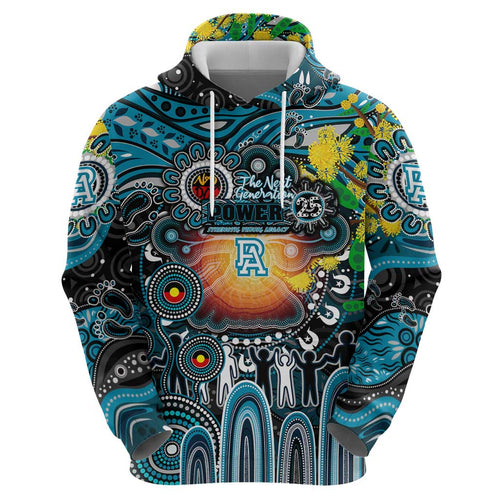 Personalised NAIDOC Week 2025 Power Football Hoodie Aboriginal Dot Painting