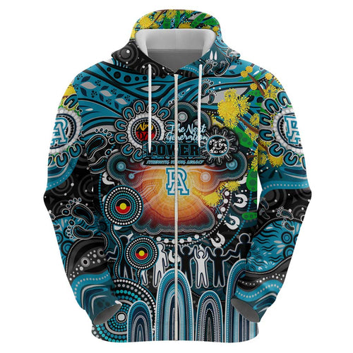 Personalised NAIDOC Week 2025 Power Football Hoodie Aboriginal Dot Painting