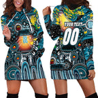Personalised NAIDOC Week 2025 Power Football Hoodie Dress Aboriginal Dot Painting