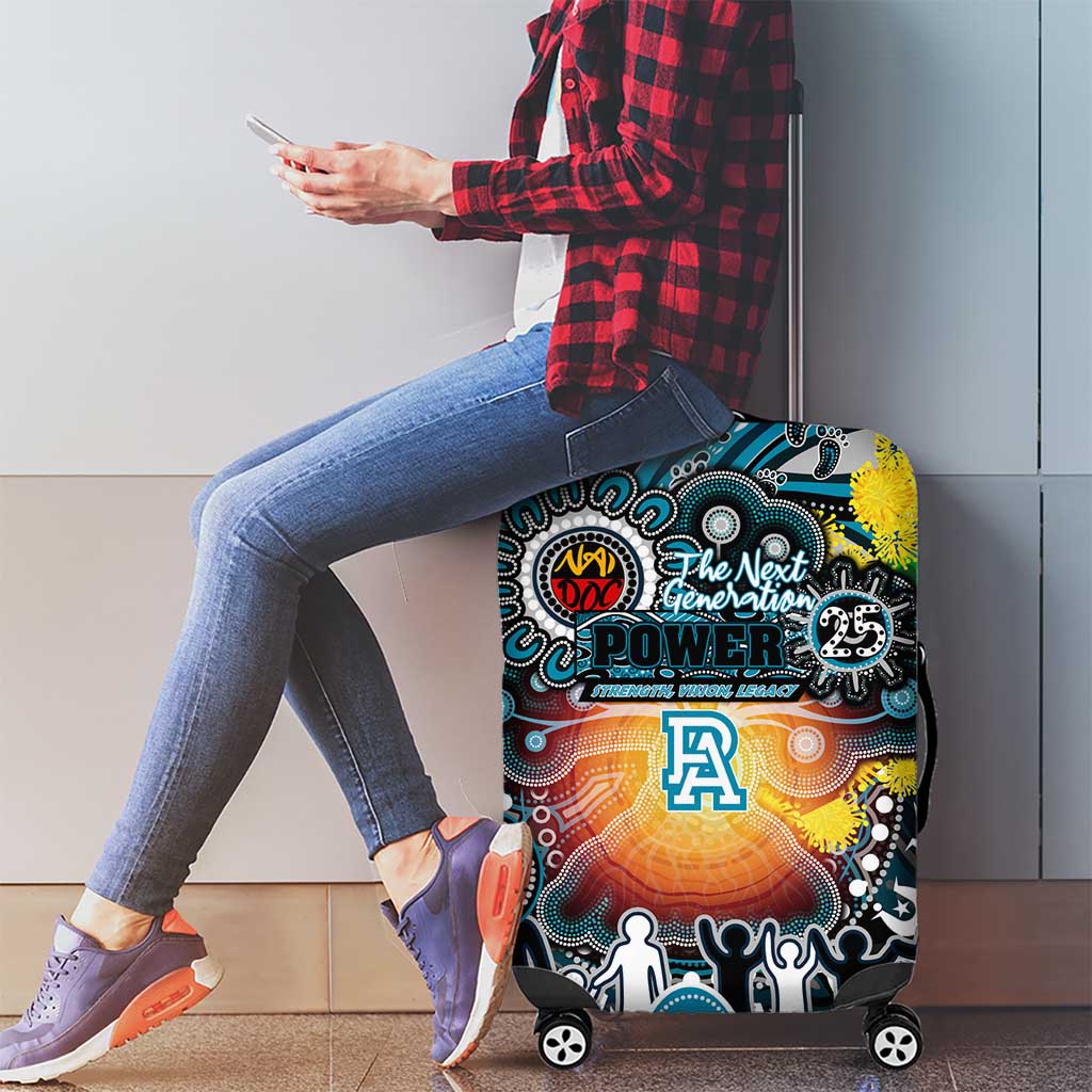 NAIDOC Week 2025 Power Football Luggage Cover Aboriginal Dot Painting