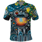 Personalised NAIDOC Week 2025 Power Football Polo Shirt Aboriginal Dot Painting