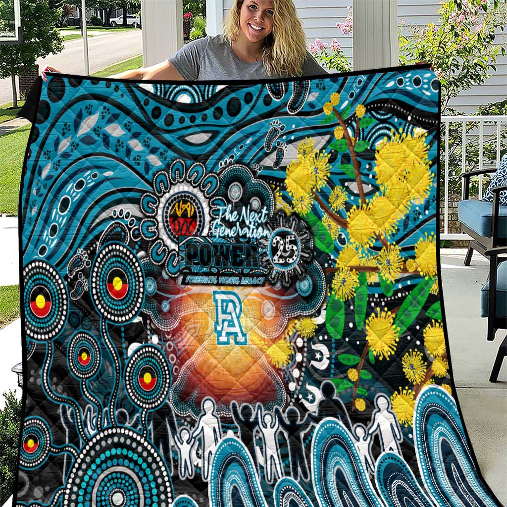 NAIDOC Week 2025 Power Football Quilt Aboriginal Dot Painting