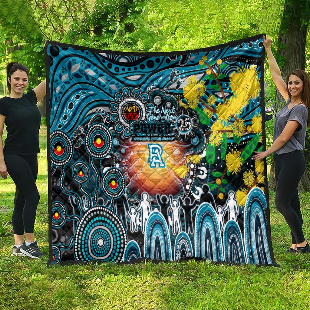 NAIDOC Week 2025 Power Football Quilt Aboriginal Dot Painting