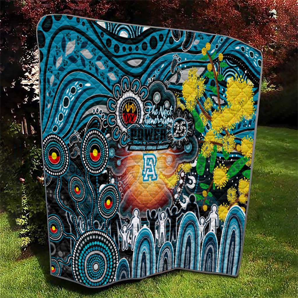 NAIDOC Week 2025 Power Football Quilt Aboriginal Dot Painting