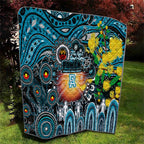 NAIDOC Week 2025 Power Football Quilt Aboriginal Dot Painting