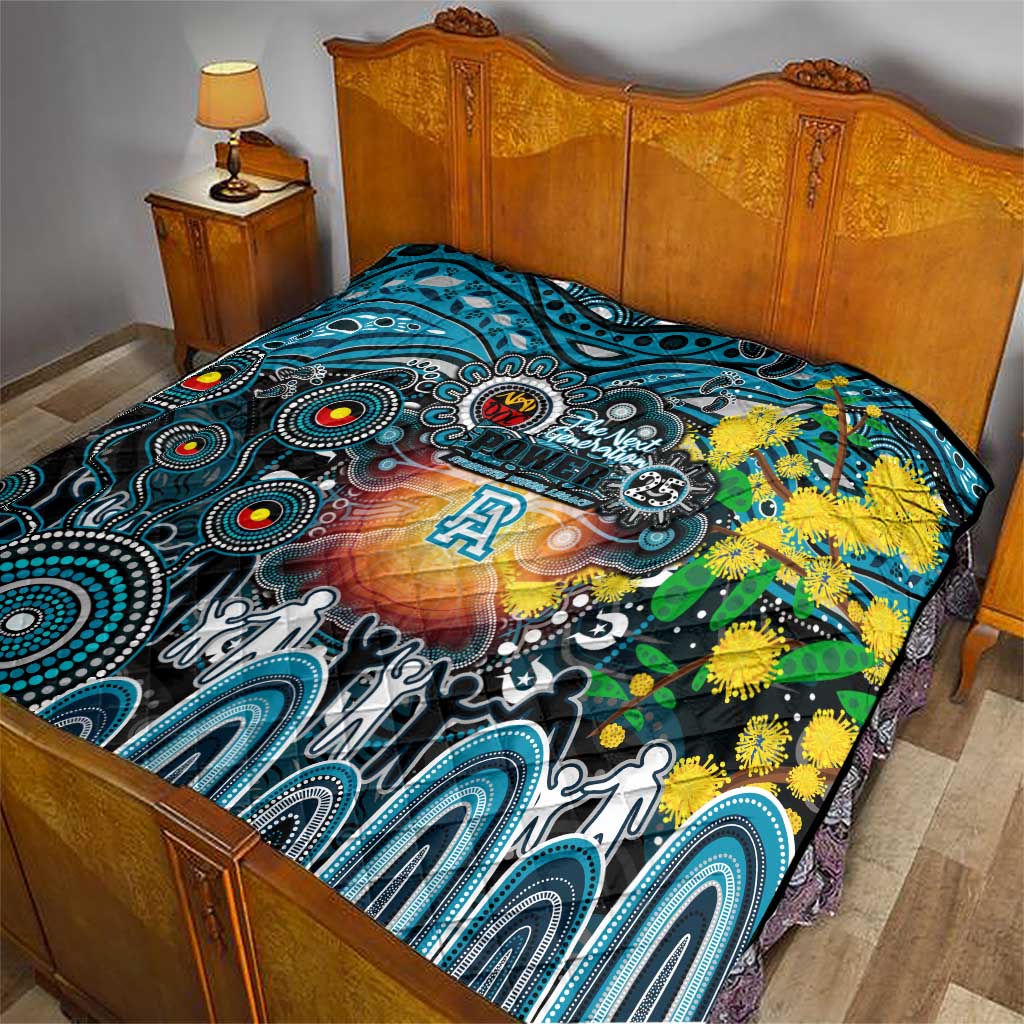 NAIDOC Week 2025 Power Football Quilt Aboriginal Dot Painting