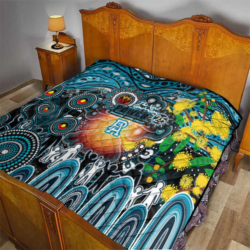 NAIDOC Week 2025 Power Football Quilt Aboriginal Dot Painting