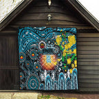 NAIDOC Week 2025 Power Football Quilt Aboriginal Dot Painting