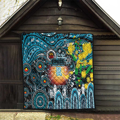 NAIDOC Week 2025 Power Football Quilt Aboriginal Dot Painting