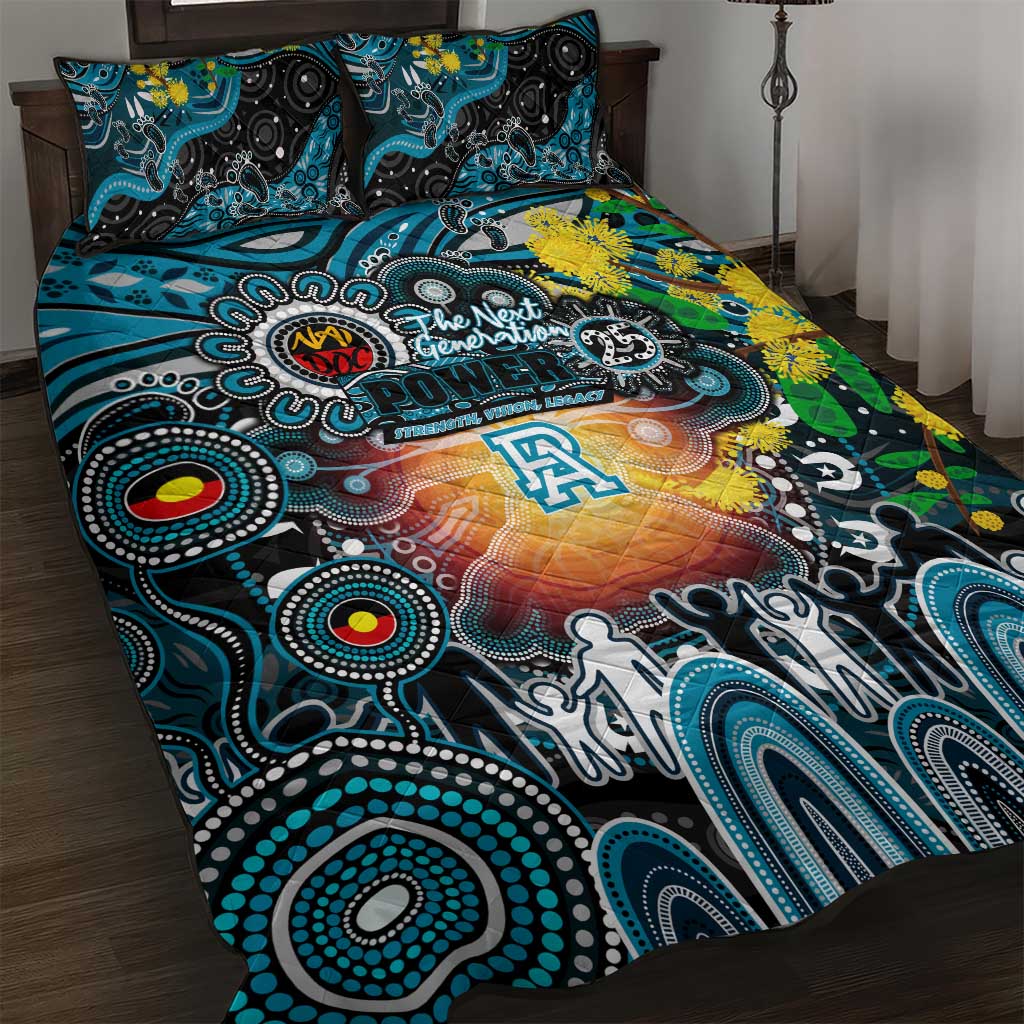 NAIDOC Week 2025 Power Football Quilt Bed Set Aboriginal Dot Painting