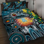 NAIDOC Week 2025 Power Football Quilt Bed Set Aboriginal Dot Painting