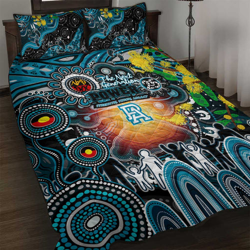 NAIDOC Week 2025 Power Football Quilt Bed Set Aboriginal Dot Painting