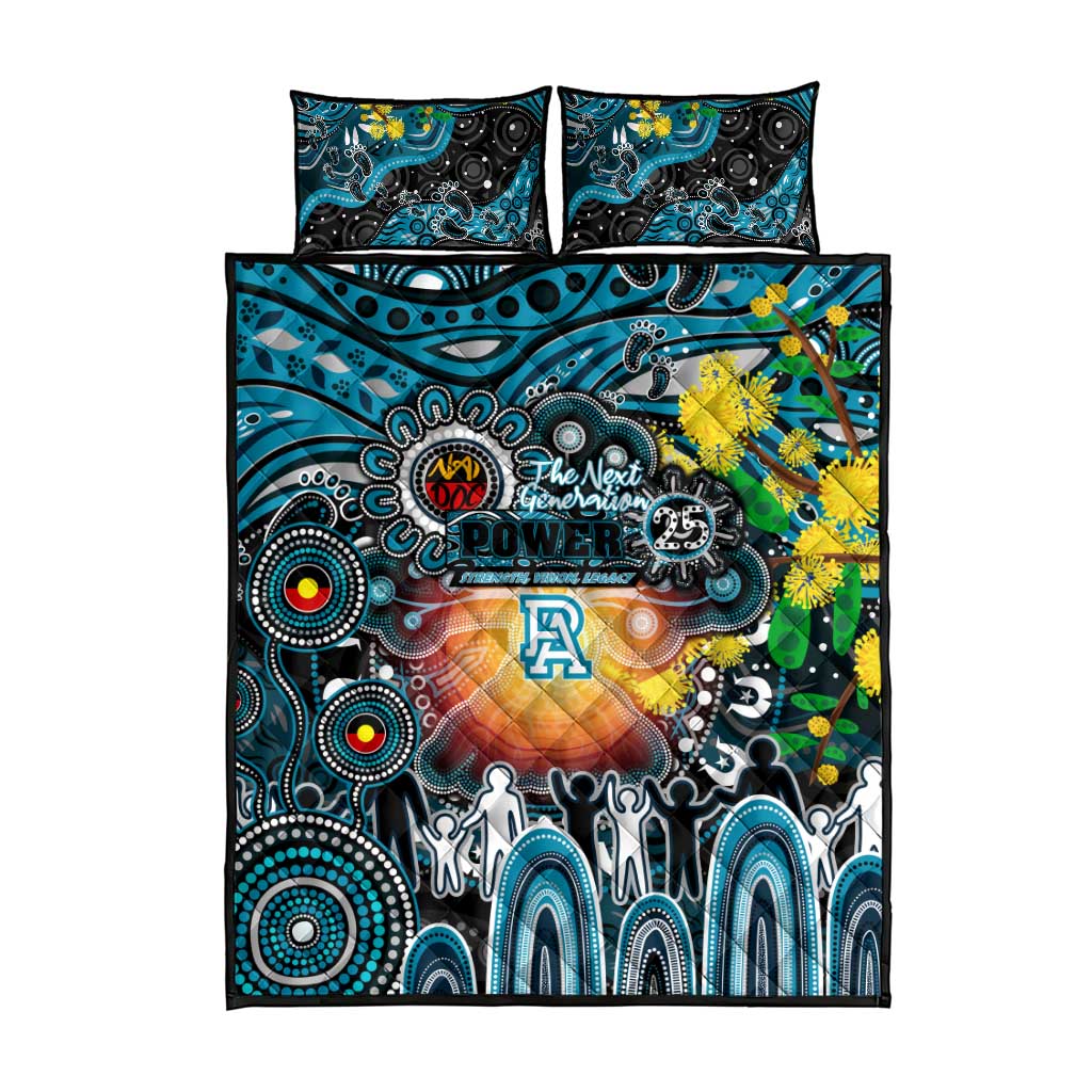 NAIDOC Week 2025 Power Football Quilt Bed Set Aboriginal Dot Painting