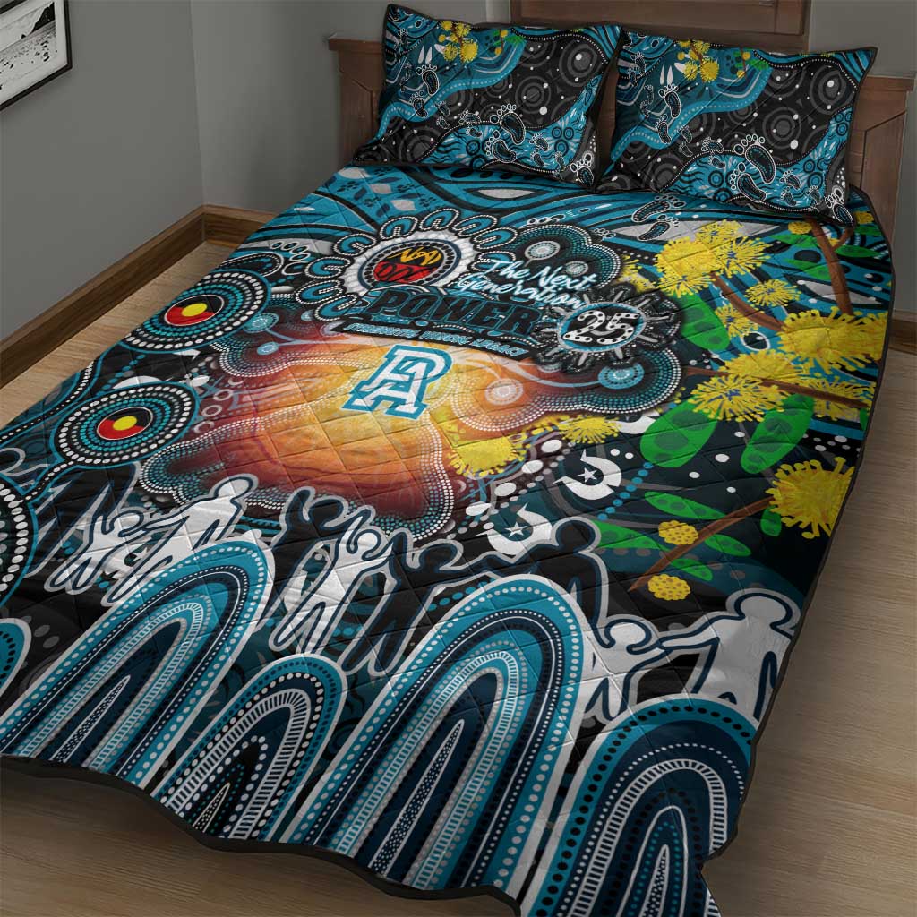 NAIDOC Week 2025 Power Football Quilt Bed Set Aboriginal Dot Painting