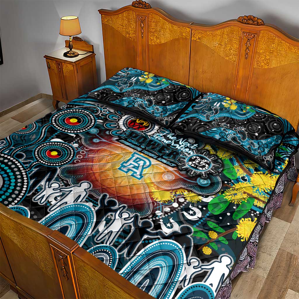 NAIDOC Week 2025 Power Football Quilt Bed Set Aboriginal Dot Painting