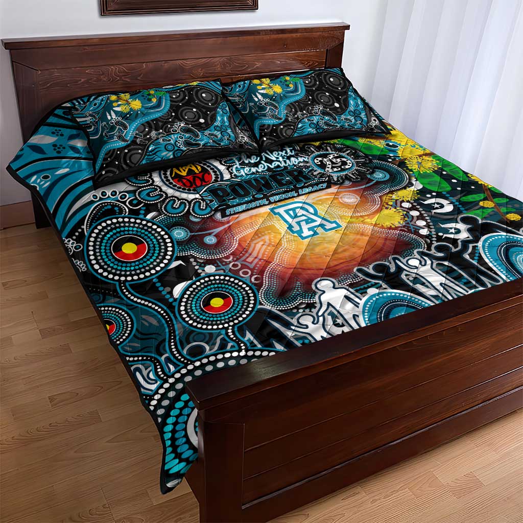 NAIDOC Week 2025 Power Football Quilt Bed Set Aboriginal Dot Painting