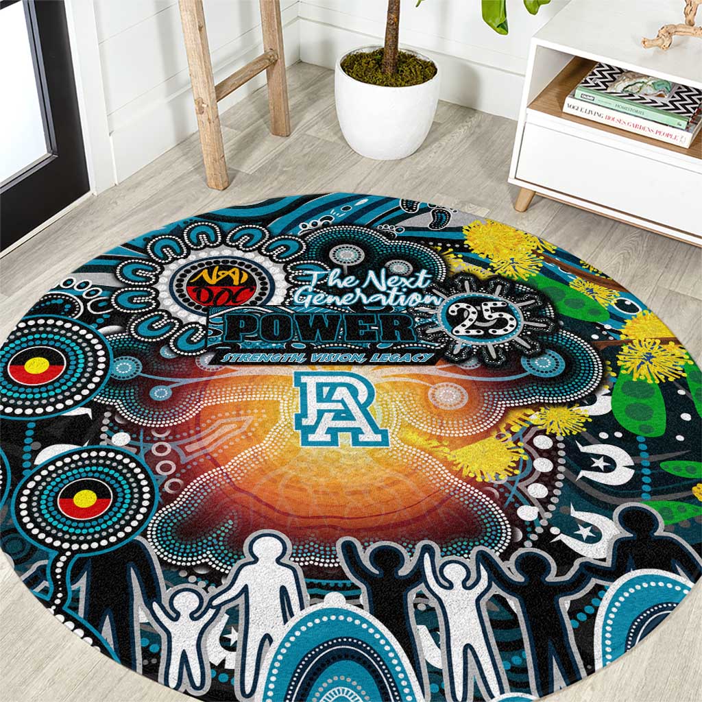 NAIDOC Week 2025 Power Football Round Carpet Aboriginal Dot Painting