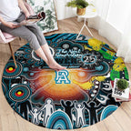 NAIDOC Week 2025 Power Football Round Carpet Aboriginal Dot Painting