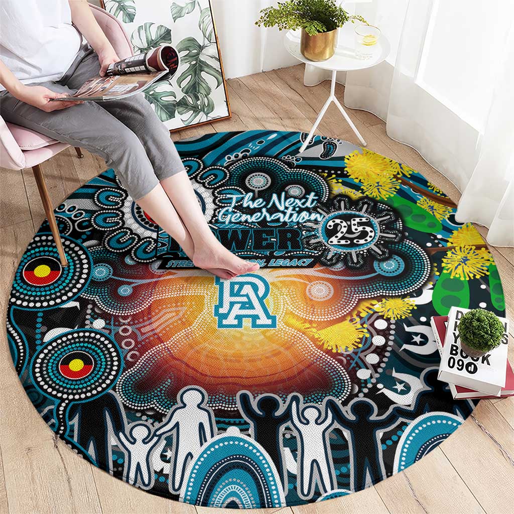 NAIDOC Week 2025 Power Football Round Carpet Aboriginal Dot Painting