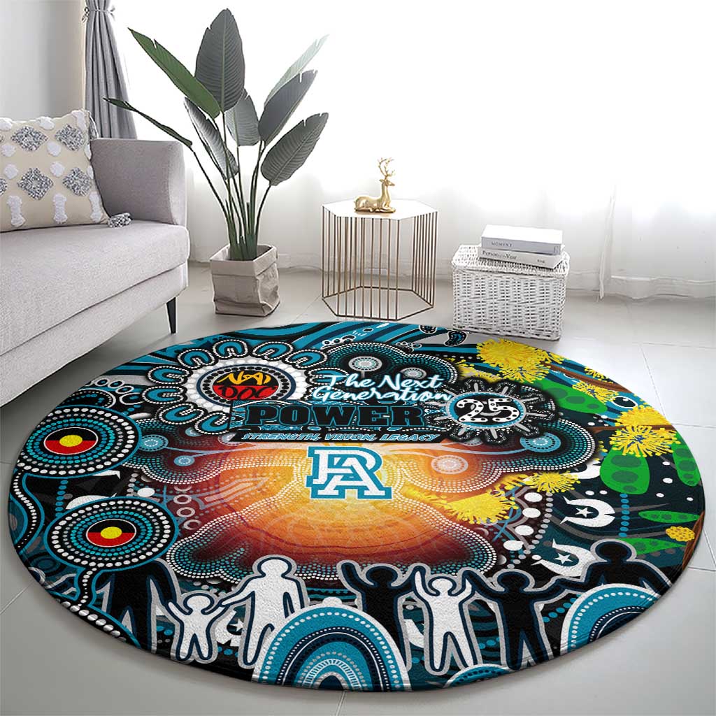 NAIDOC Week 2025 Power Football Round Carpet Aboriginal Dot Painting