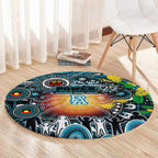 NAIDOC Week 2025 Power Football Round Carpet Aboriginal Dot Painting