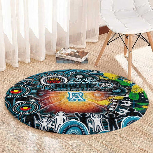 NAIDOC Week 2025 Power Football Round Carpet Aboriginal Dot Painting