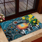 NAIDOC Week 2025 Power Football Rubber Doormat Aboriginal Dot Painting