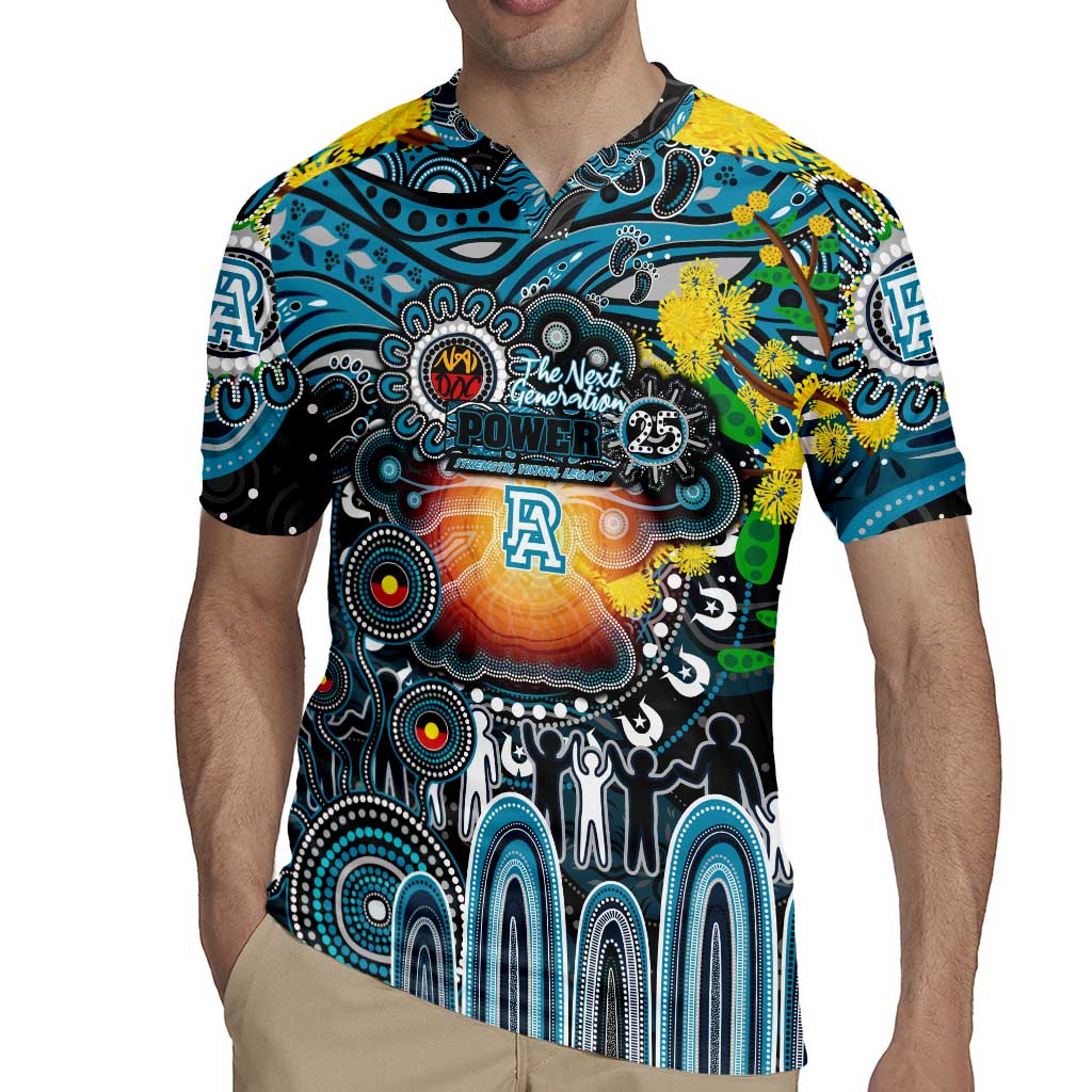 Personalised NAIDOC Week 2025 Power Football Rugby Jersey Aboriginal Dot Painting