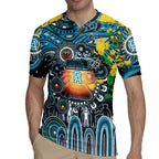 Personalised NAIDOC Week 2025 Power Football Rugby Jersey Aboriginal Dot Painting