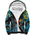 Personalised NAIDOC Week 2025 Power Football Sherpa Hoodie Aboriginal Dot Painting