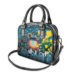 NAIDOC Week 2025 Power Football Shoulder Handbag Aboriginal Dot Painting