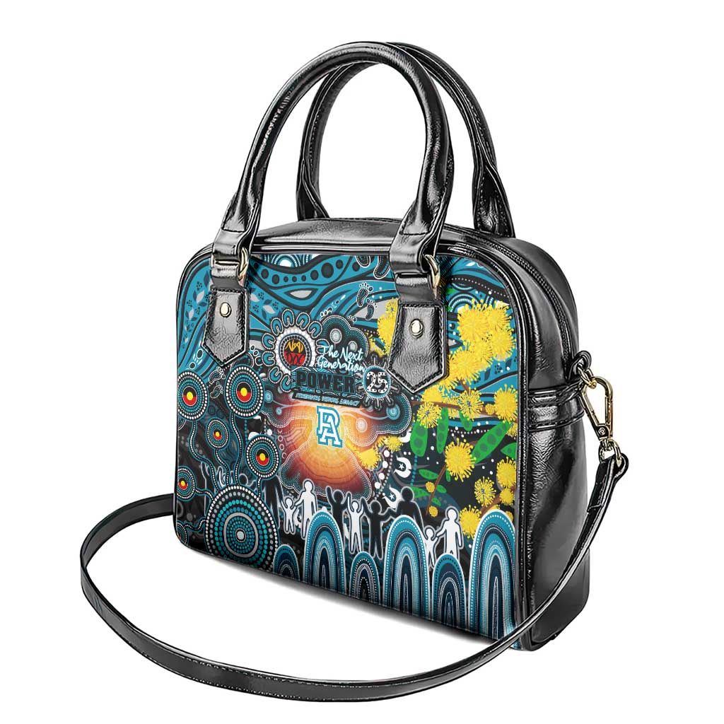 NAIDOC Week 2025 Power Football Shoulder Handbag Aboriginal Dot Painting