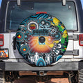 NAIDOC Week 2025 Power Football Spare Tire Cover Aboriginal Dot Painting