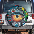 NAIDOC Week 2025 Power Football Spare Tire Cover Aboriginal Dot Painting