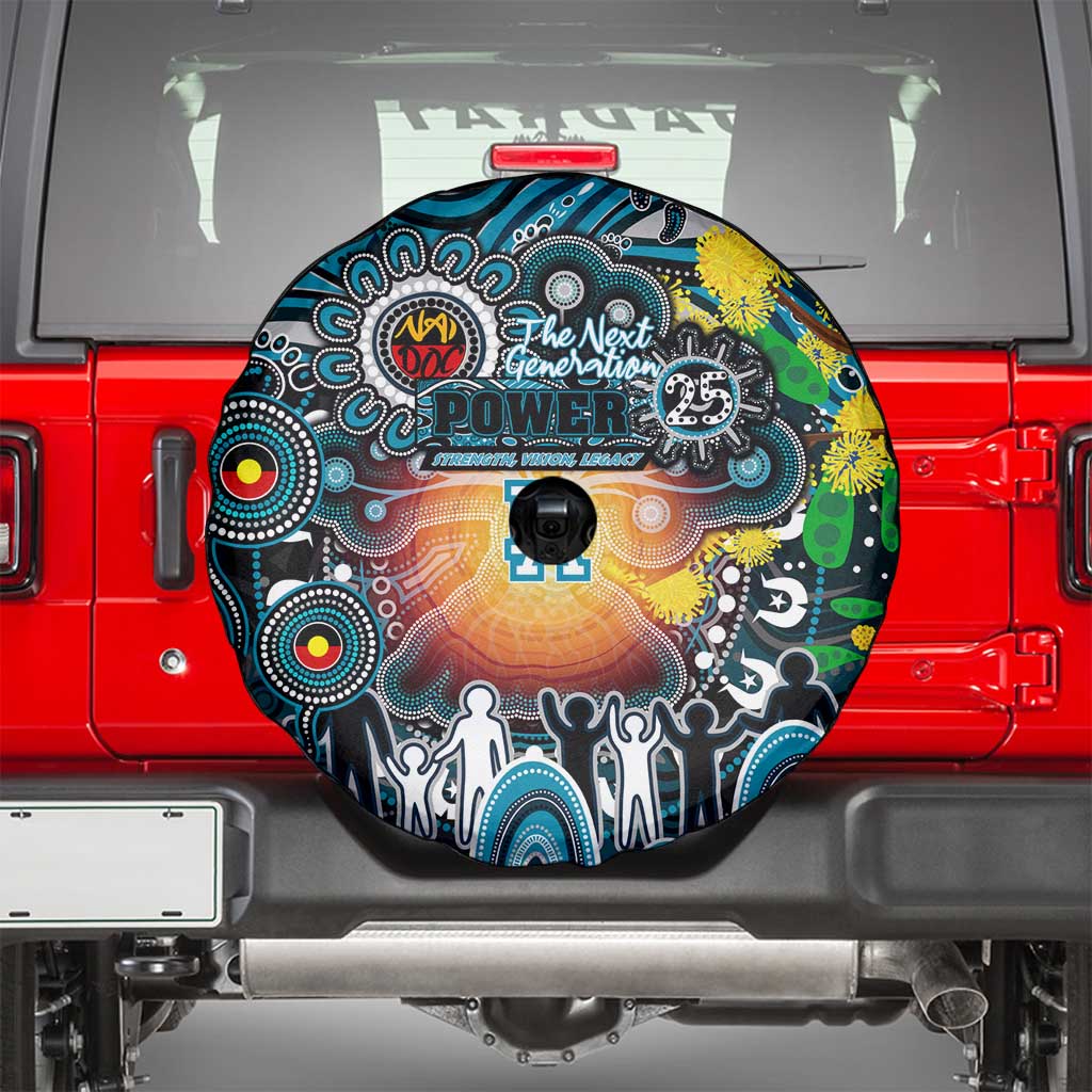 NAIDOC Week 2025 Power Football Spare Tire Cover Aboriginal Dot Painting