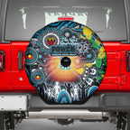 NAIDOC Week 2025 Power Football Spare Tire Cover Aboriginal Dot Painting