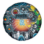 NAIDOC Week 2025 Power Football Spare Tire Cover Aboriginal Dot Painting