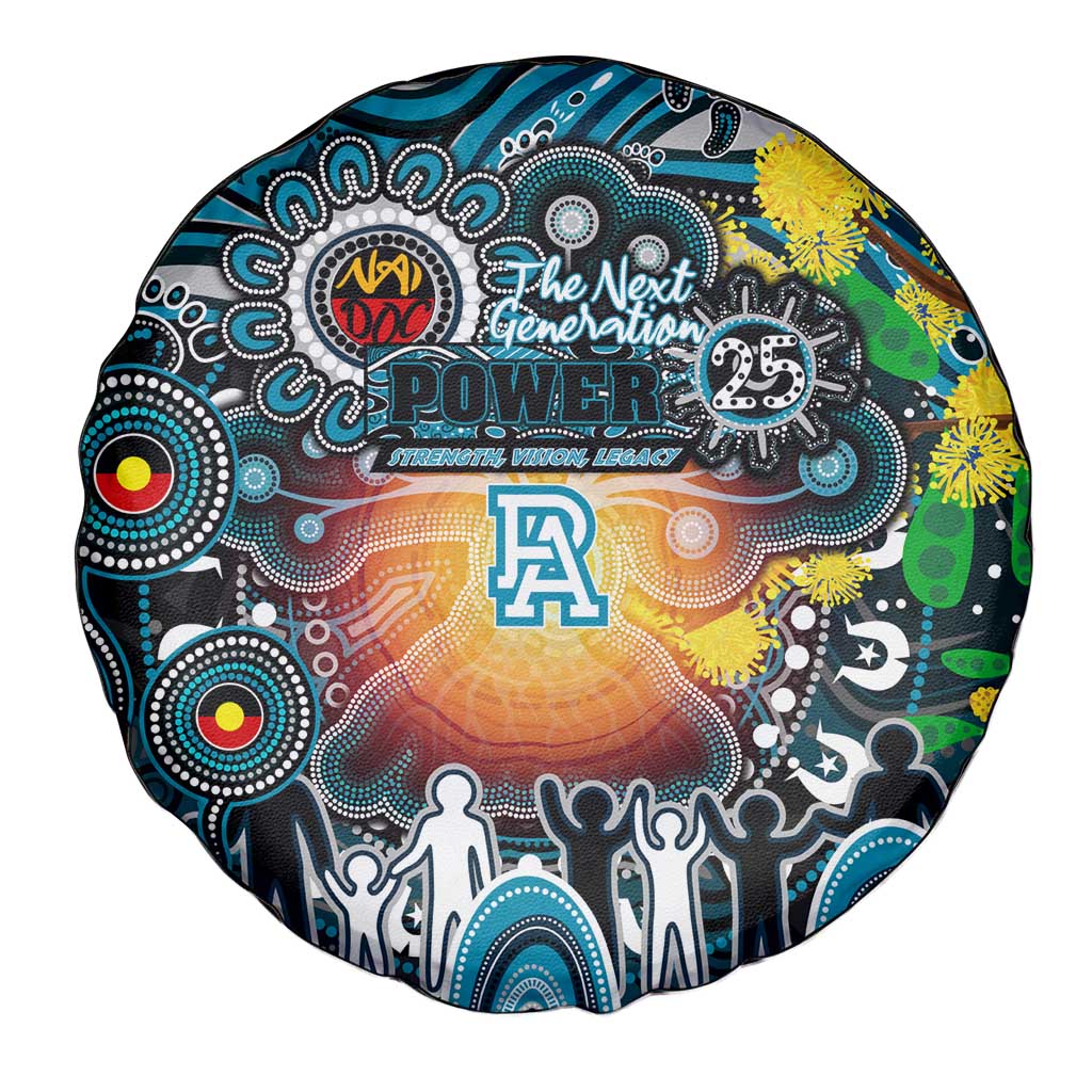 NAIDOC Week 2025 Power Football Spare Tire Cover Aboriginal Dot Painting
