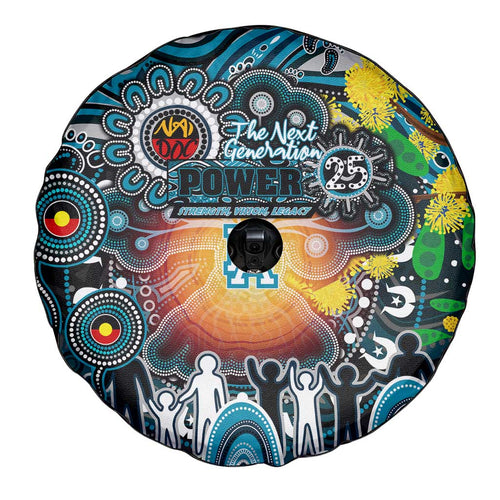 NAIDOC Week 2025 Power Football Spare Tire Cover Aboriginal Dot Painting